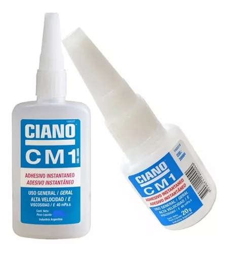 3 X Ciano Cm1 20g Adhesivo Pegamento Cianocrilato