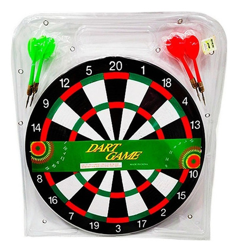 Juego De Dardos Tiro Al Blanco Reversible Madera