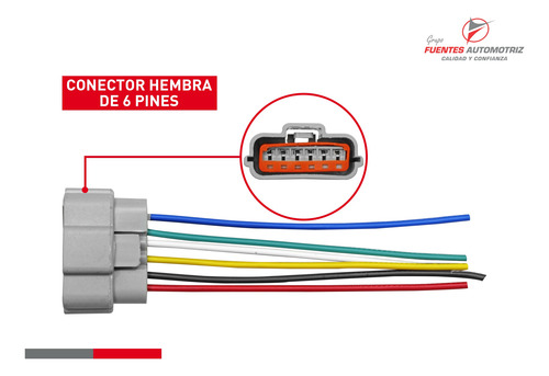 Arnes Distribuidor Para Nissan Pick Up D21 2.4 1999 6 Pines