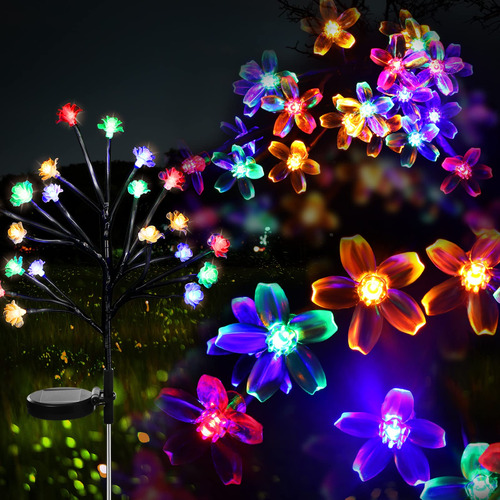 12 Luz Solar Para Arbol Jardin Decorativa Al Aire Libre Led