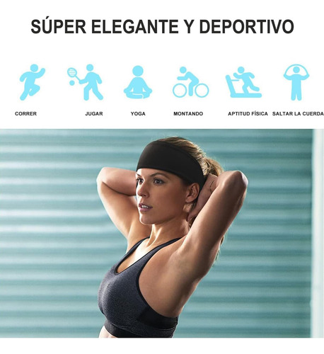 Diademas Deportivas 4 Piezas, Diademas Ejercicio Para Mujer