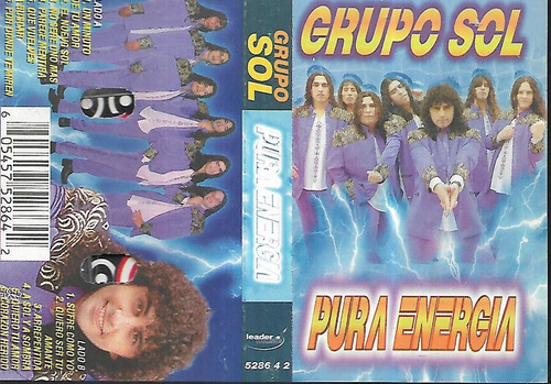 Grupo Sol Album Pura Energia Sello Leader Music Cassette