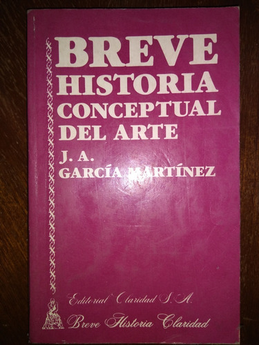 Libro Breve Historia Conceptual Del Arte