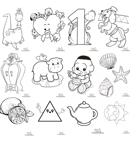 Kit 50 Desenhos Infantil Para Colorir Minicraft Envio Imediato - Infinity -  Kit de Colorir - Magazine Luiza