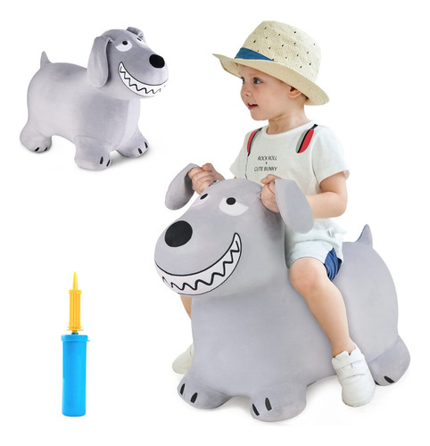 Caballo Saltador Inflable Para Niños Regalo Cumpleaños 3-7