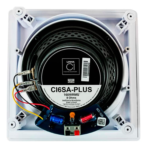 4 Caixa Embutir Jbl Ci6sa Plus Arandela Som Ambient 6p Gesso Cor White