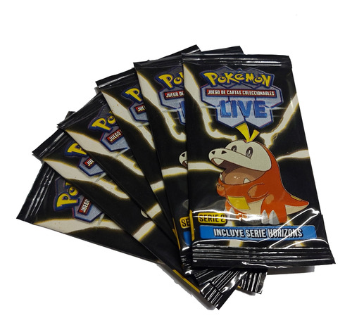 Pack 40 Sobres De Cartas Pokemon Live Serie 2 Cromy Club