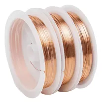 Comprar 10 Rollos Alambre De Cobre 0.4mm Bijou Artesania X6 Metros