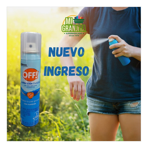 Off En Aerosol Repelente Mosquitos Dengue Extra Duracion 9hr