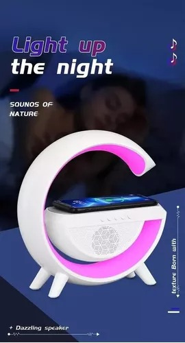 Led Wireless Charing Speaker Parlante Portatil