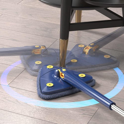 Limpiador De Pared De Microfibra Con Trapeador Azul