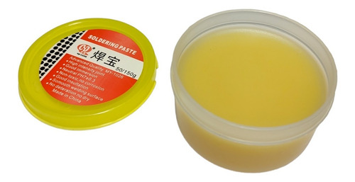Imagen 2 de 3 de Flux Pasta Para Soldar Estaño Electronica Pote 150gr