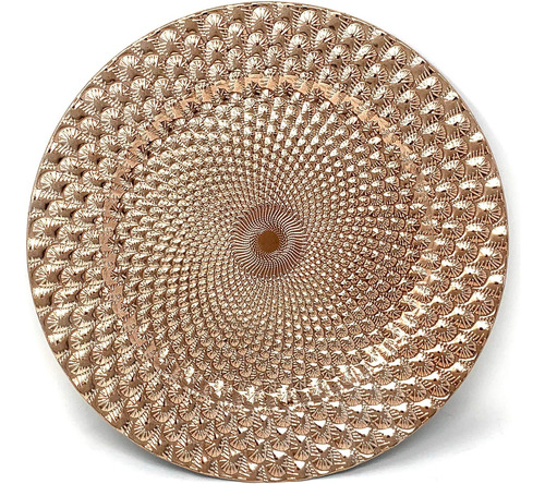 Set Platos Redonda Polipropileno 33 Cms De Carga 6 Pcs