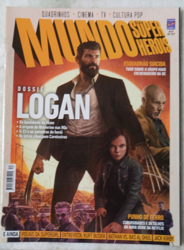 Revista Mundo Dos Super Heróis N° 87 Logan - Com Poster