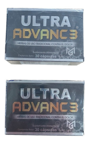 Ultra Advanc3 Con Magnesio 30 Caps 500 Mg C/u Pack De 2