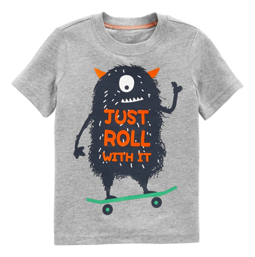 Remera Carters Manga Corta Monster 