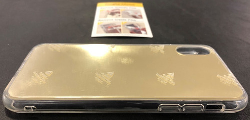 Imagen 5 de 7 de Funda Ringke Fusion iPhone X Dorado Royal Gold (eco Package)