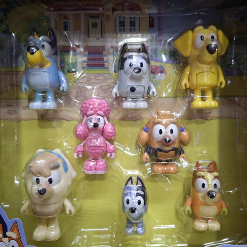 Muñecos X8 Bluey Neightborhood Friends Pack 17676