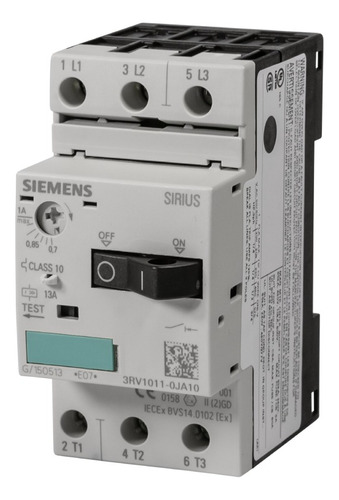 Guardamotor Siemens 3ve1015-2gu00 1/1,6a