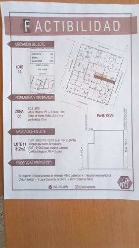 Venta Terreno Apto Desarrollo A Metros De Av Colon