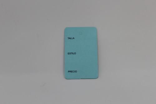 Imagen 2 de 4 de 400 Etiquetas Perforadas Para Ropa Con Precio Talla Estilo