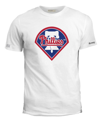 Camiseta Philadelphia Phillies Logo Campo Beisbol Hombre Ink