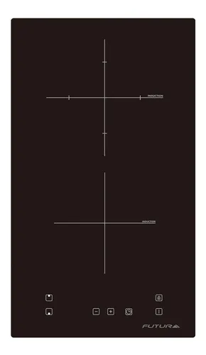 Anafe eléctrico - Futura FUT-PI2Z 220V color negro - 2 hornallas