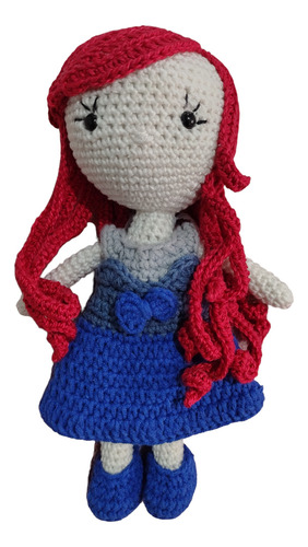 Boneca Sereia De Crochê Amigurumi