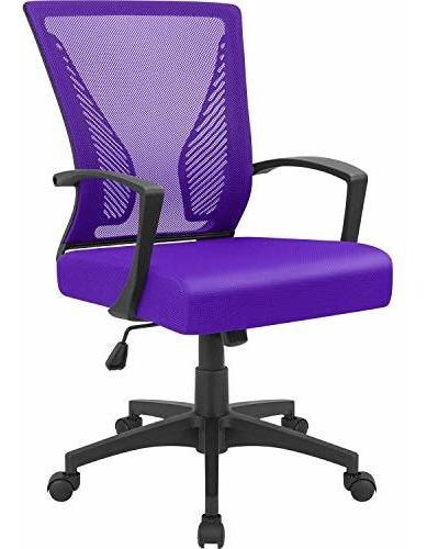 Silla De Oficina De Furmax Mid Back Swivel Lumbar Yq41 8