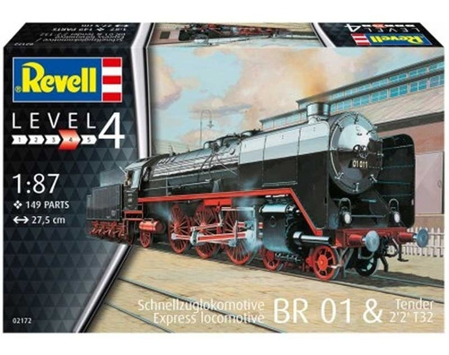 Imagen 1 de 7 de Locomotora Vapor Br 01 Deutsche Reichsbahn 1:87 Revell 02172