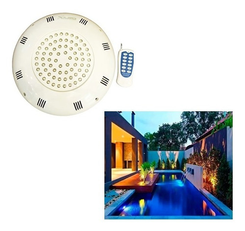 Lampara Sumergible Led Piscina Dominica 12v 36w Rgb Memoria