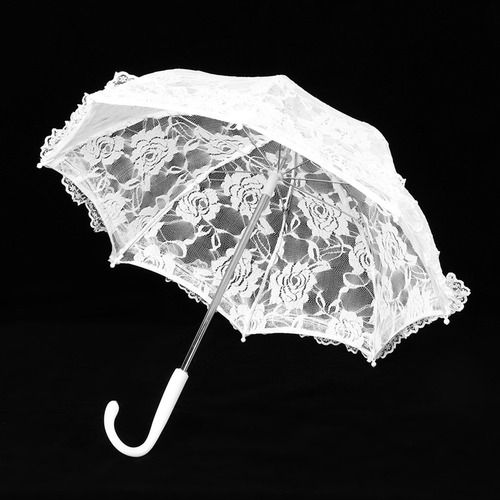 Artesanato Flores Rendas Bordado Guarda-chuva Palco Infantil