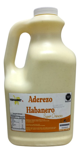 Salsa Aderezo Habanero Para Alitas Ensaladas Botanas 4 Lt