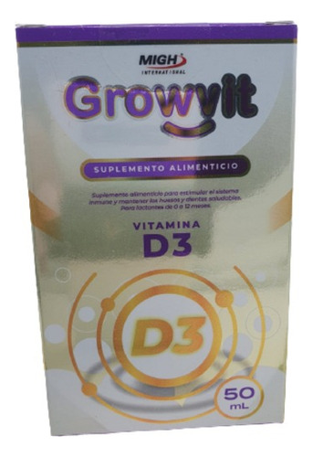 Growvit Multivitaminico Para Lactantes Vitamina D3 Sabor Natural