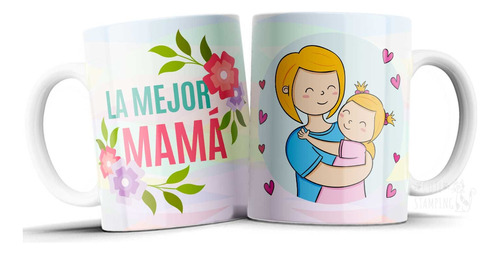 Taza Personalizada Feliz Dia Mamá V. Mod P/regalo Importada