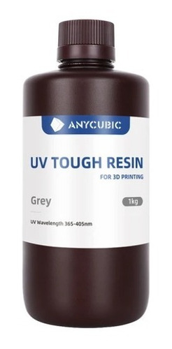 Resina Anycubic 1kg Flexible Tough Color Gris
