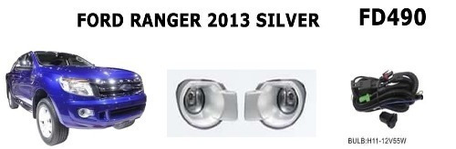 Kit Neblineros Ford Ranger 2013 Silver