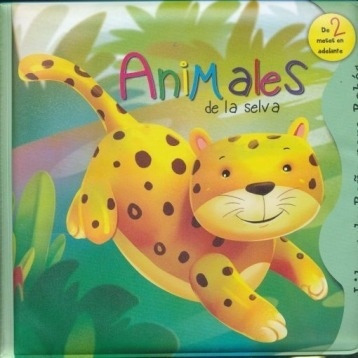 Animales De La Selva. Libro De Baño Para Bebés