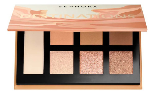 Sombra De Ojos Sephora Collection Destinations Eye Palette  Color Of The Grid Variado