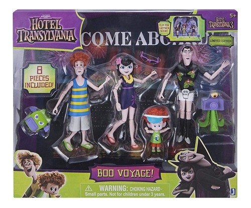 Hotel Transylvania 3 Figuras Muñecos Familia Completa 98040