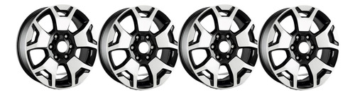 Kit 4 Llantas Aleacion Toyota Hilux R18 6x139 N/d Bojanich