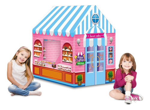Carpa Dulces Infantil Casita De Juegos Color Celeste