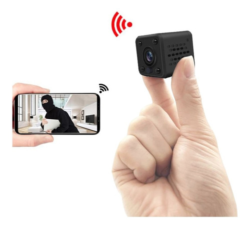 Camara Espia Mini Wifi P2p Ip Fullhd 2k Max 128gb App Vision Nocturna H7 Sony Seguridad 24/7 De Gogo Electronics