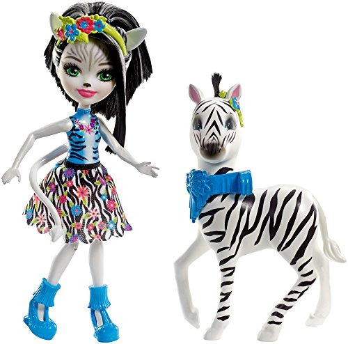 Enchantimals Zelena Zebra Doll Y Hoofette