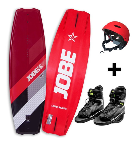 Tabla De Wakeboard Jobe Logo C/ Botas + Casco