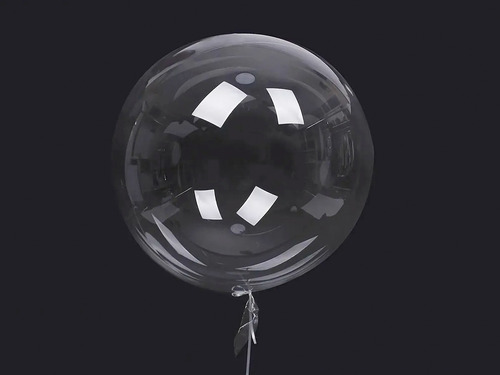 Imagem 4 de 8 de Balão Bubble Bobo Transparente 18 Polegadas 45cm 10 Unidades