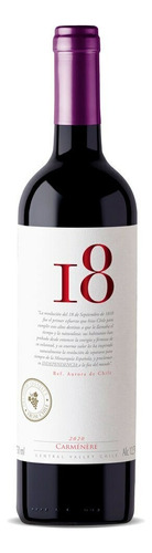 Vinho Carménère 18 2020 750 ml
