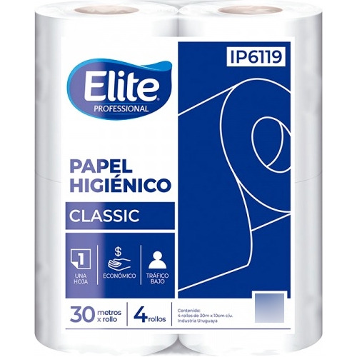 Papel Higiénico Elite Eco 30mts - 48 Rollos 4x12 - Ip6119