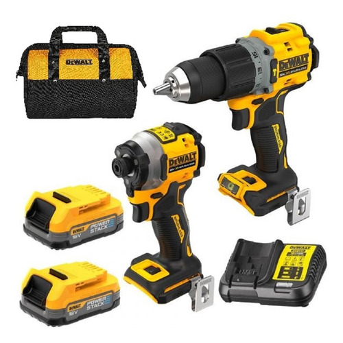 Kit Parafusadeira Furadeira Dcf850 Dcd805 Powerstack Dewalt