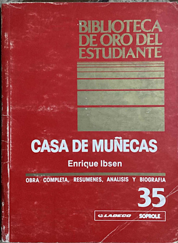 Casa De Muñecas Enrique Ibsen Usado De Seleccion